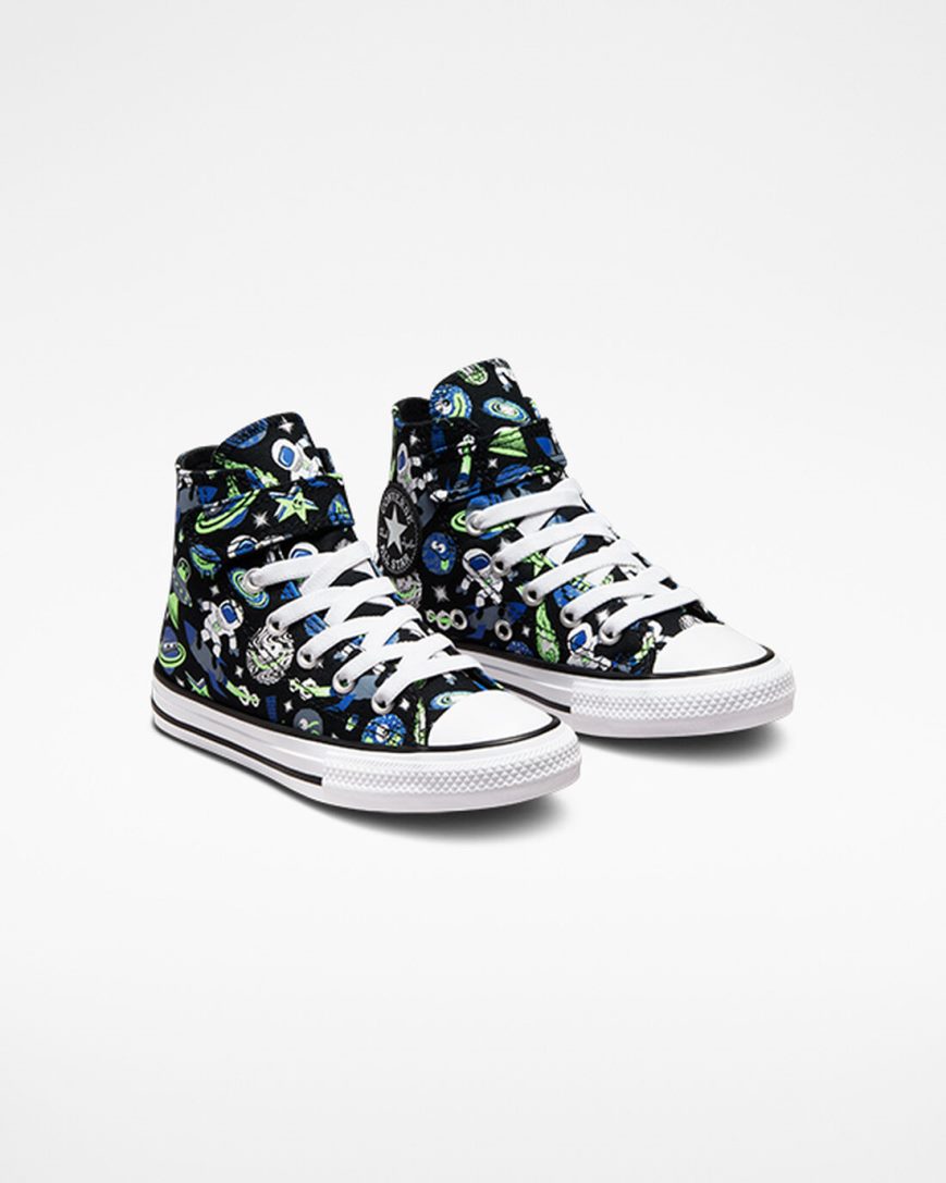 Zapatillas Altas Converse Chuck Taylor All Star Easy-On Space Cruiser Niño Negras Azules Verde | PE PE784W